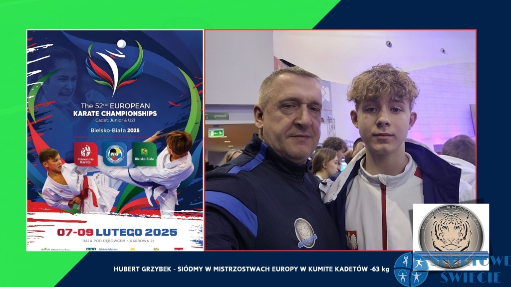 Hubert Grzybek siódmy w mistrzostwach Europy w karate WKF