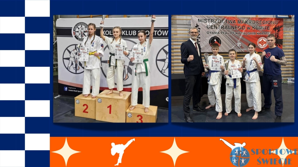 Roxana Szyndler i Mateusz Łotocki mistrzami Polski Centralnej w kyokushin karate