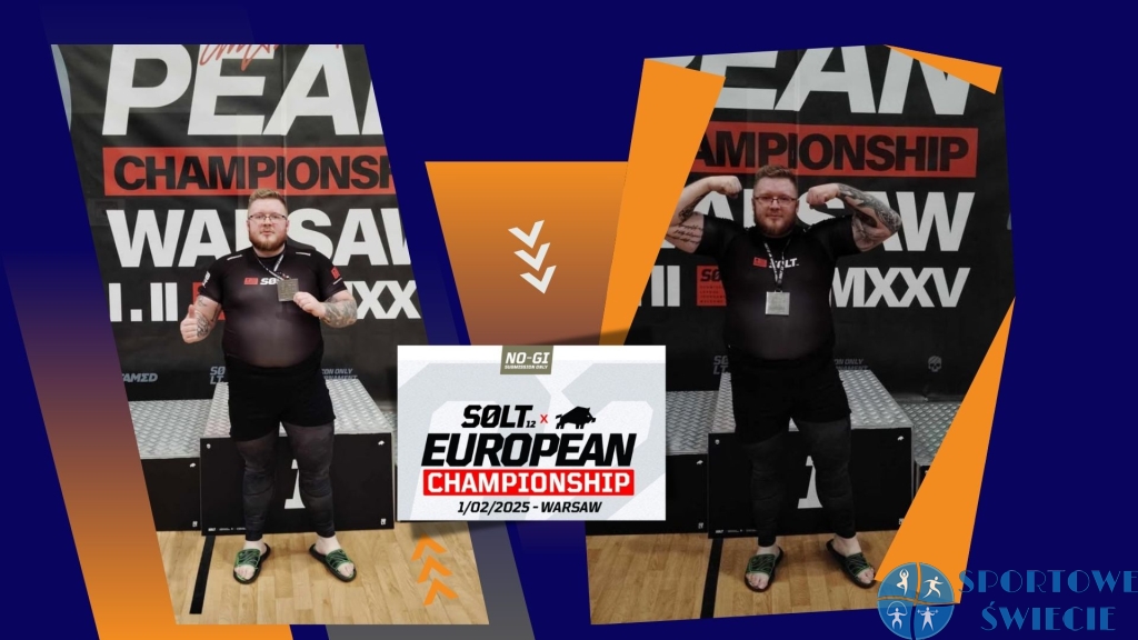 Łukasz Krzymiński wicemistrzem Europy SOLT w brazylijskim jiu-jitsu 