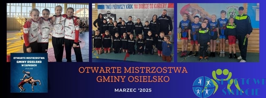 Otwarte Mistrzostwa Gminy Osielsko – grad medali zapaśników ze Świecia i Lniana