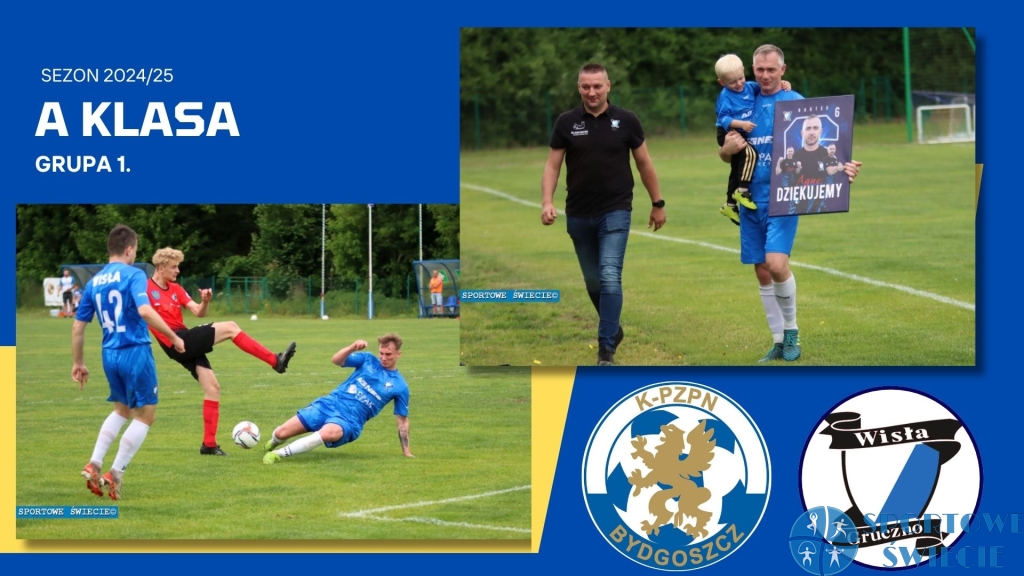 Wisła Gruczno pokonała Victorię Koronowo. Ostatni mecz Bartosza Szarmacha [ZDJĘCIA]