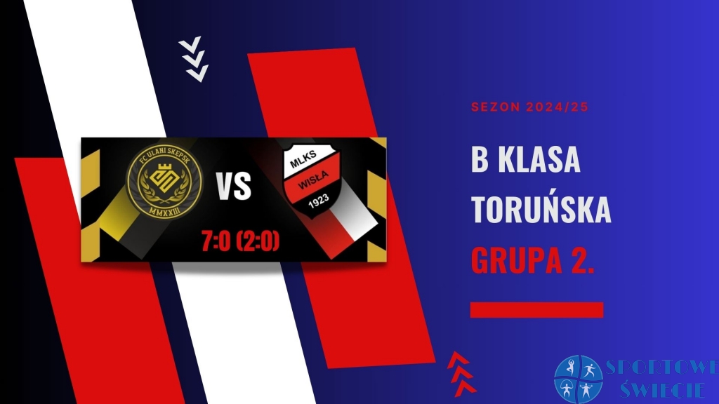 B klasa. Wysoka porażka Wisły Nowe w „ostatkach”