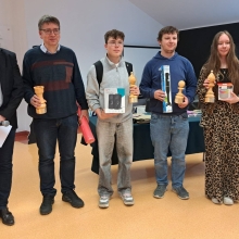 Szachiści z powiatu zagrali w jubileuszowych turniejach prezesa K-P ZSzach.